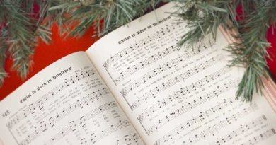 Christmas book with lyrics