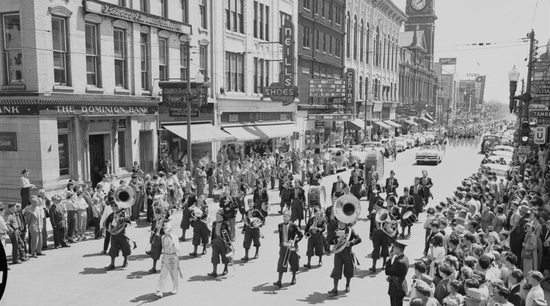 downtown Ptbo May 1954