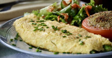omelette on a plate